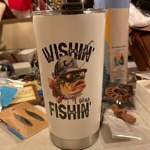 Tumbler, 20oz Stainless Steel ,  Spill-Proof Lid & Reusable Straw, New